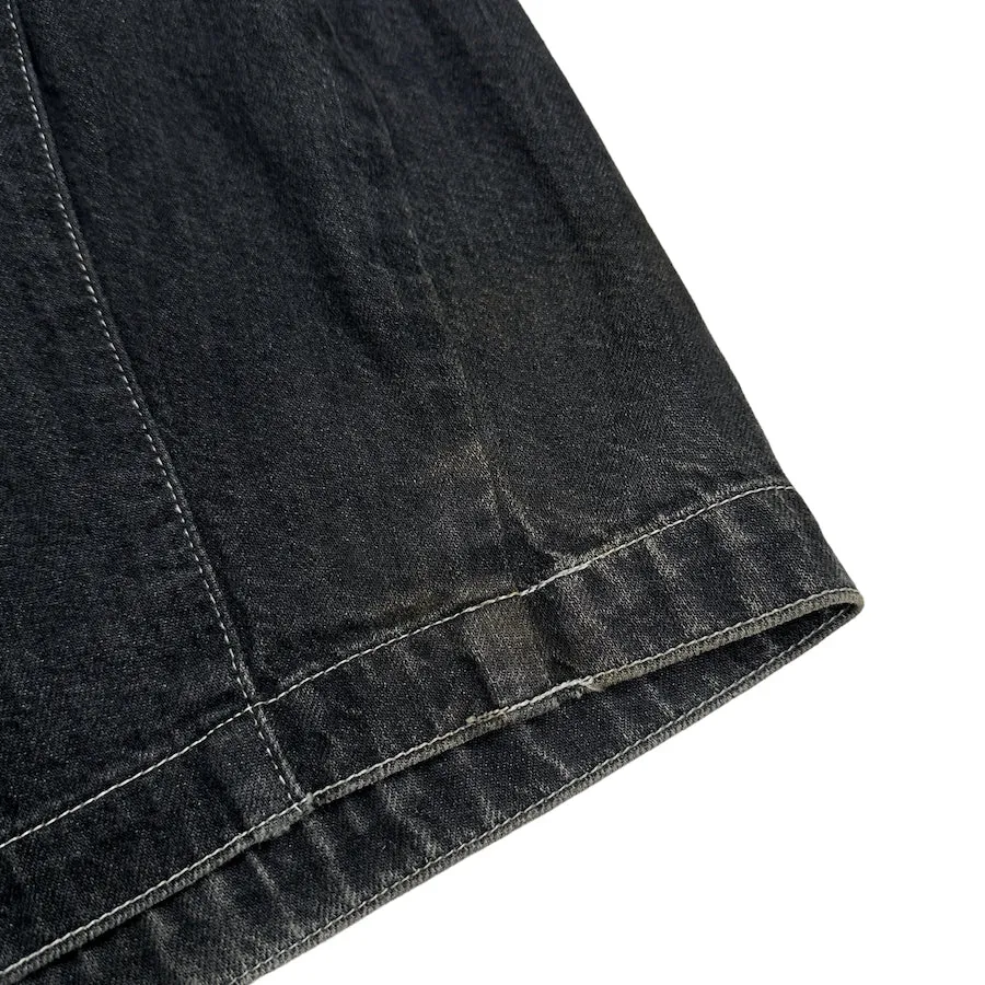 (2) NEEDLES 6OZ GREY WASH DENIM H.D PANTS