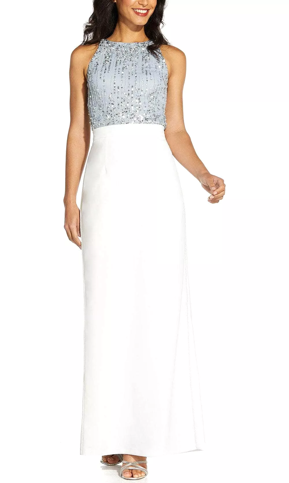 Adrianna Papell AP1E208420 - Sequin Bodice Evening Dress