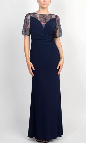 Adrianna Papell AP1E208992 - Illusion Neck Gown