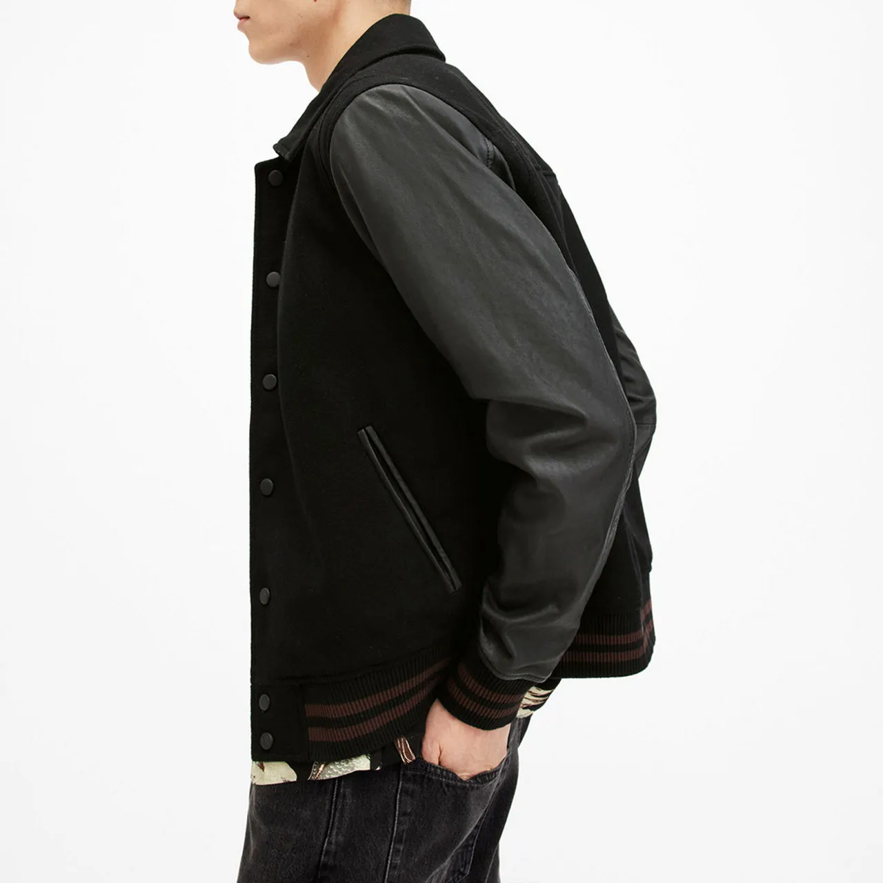 ALLSAINTS Mason Bomber Jacket - Black