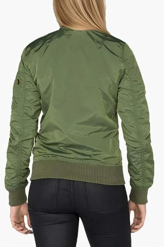 Alpha Industries bomber jacket MA-1 TT 141041 01 womenﾒs green color