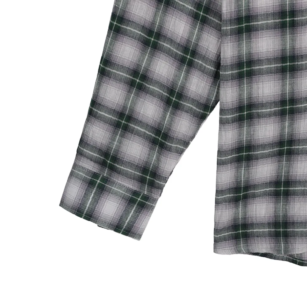 ASCLO  |Other Plaid Patterns Casual Style Unisex Linen Street Style