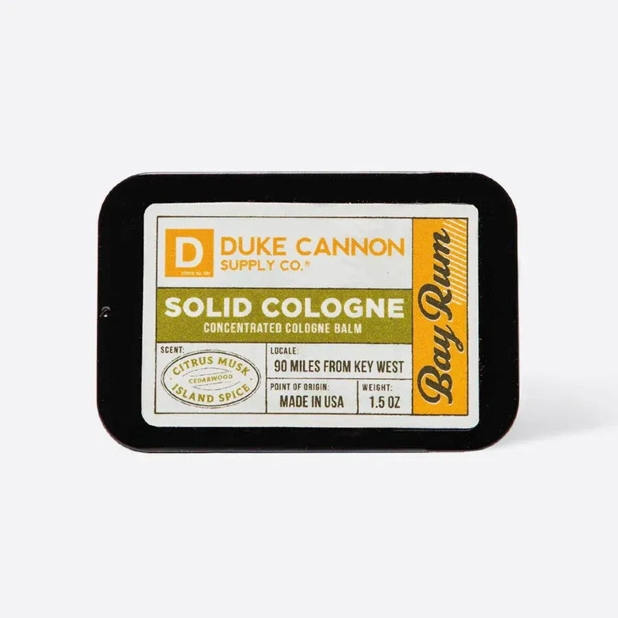 BAY RUM SOLID COLOGNE BY DUKE CANNON