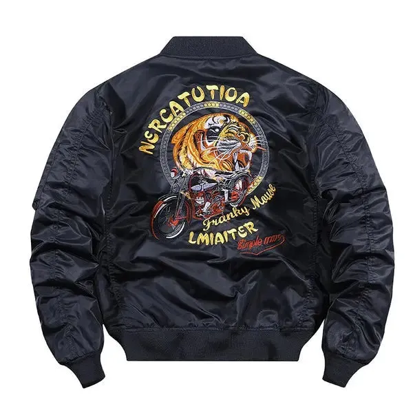 BLACK TIGER BOMBER JACKET