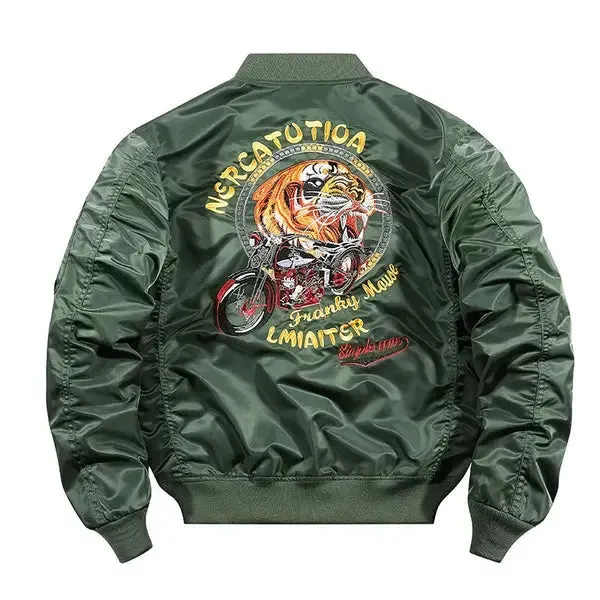 BLACK TIGER BOMBER JACKET