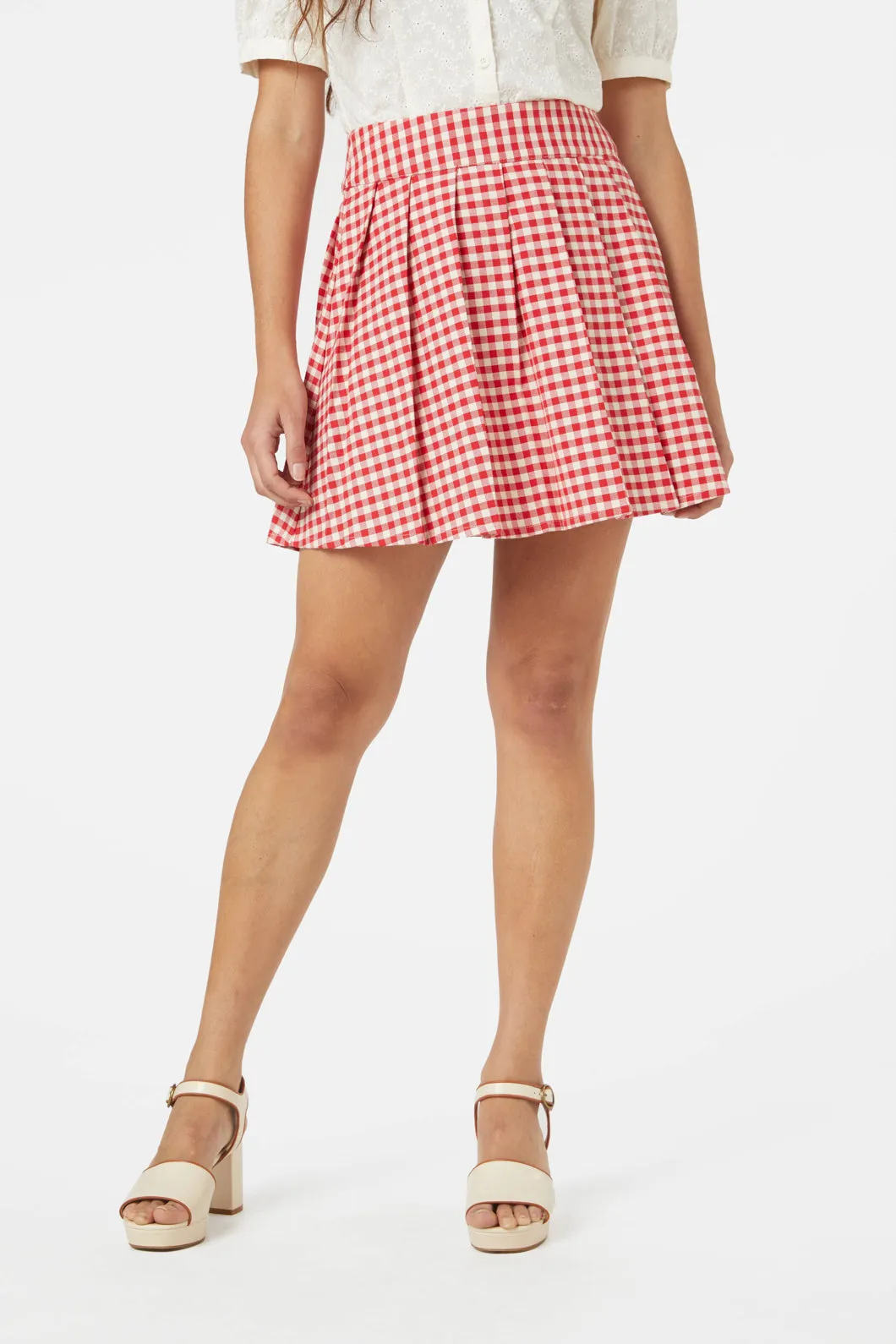 Callie Check Skirt