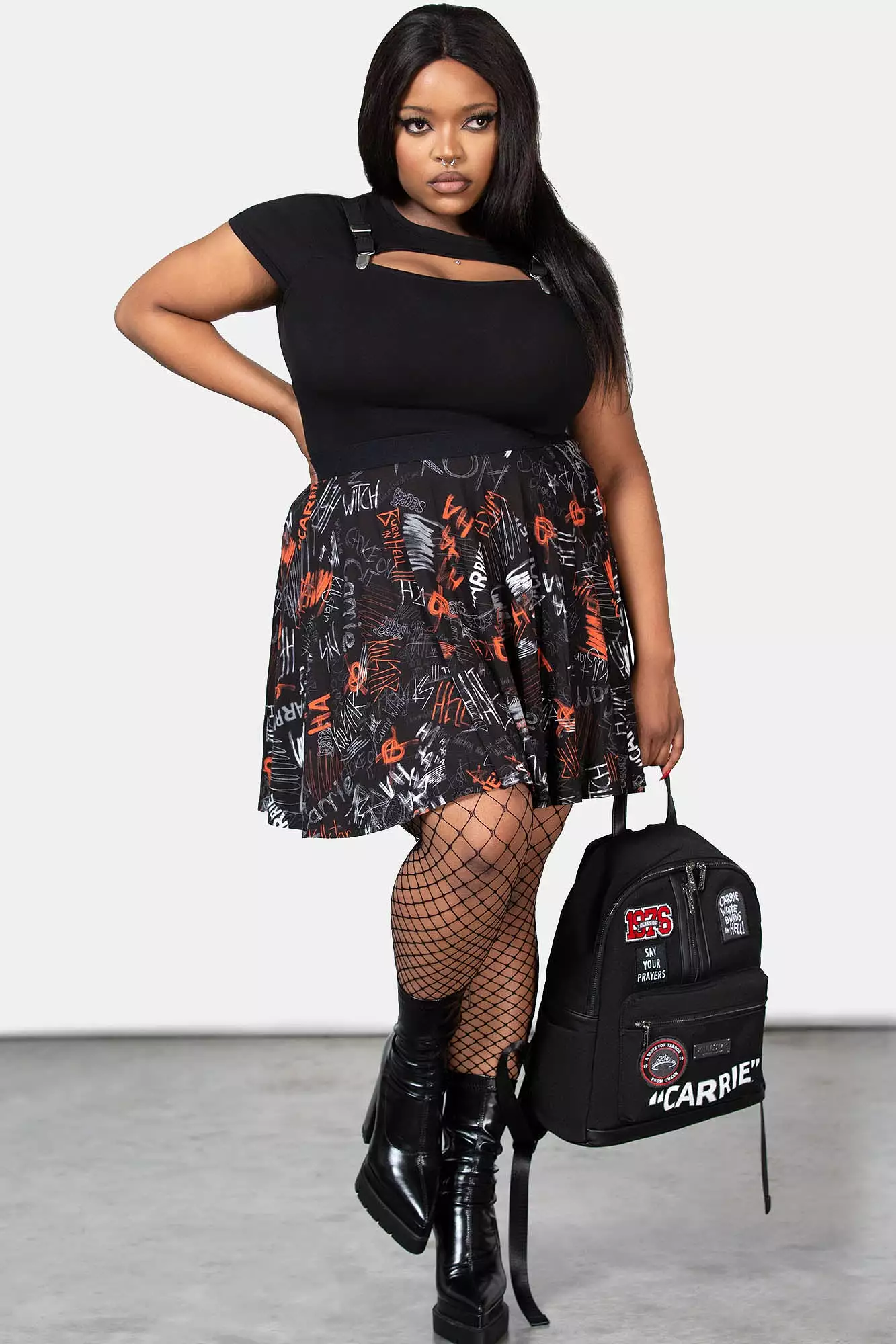 Carrie Skater Skirt [PLUS]