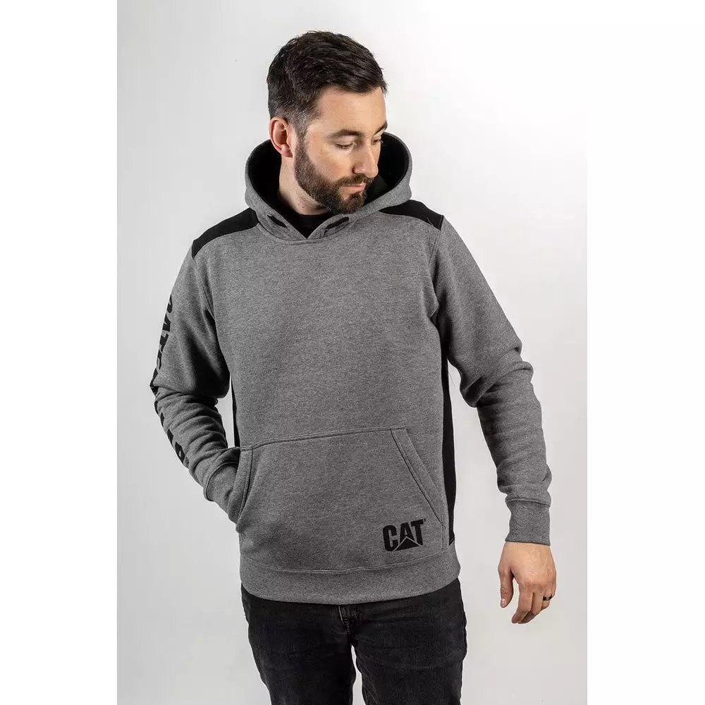 Caterpillar Logo Panel Hooded Sweatshirt