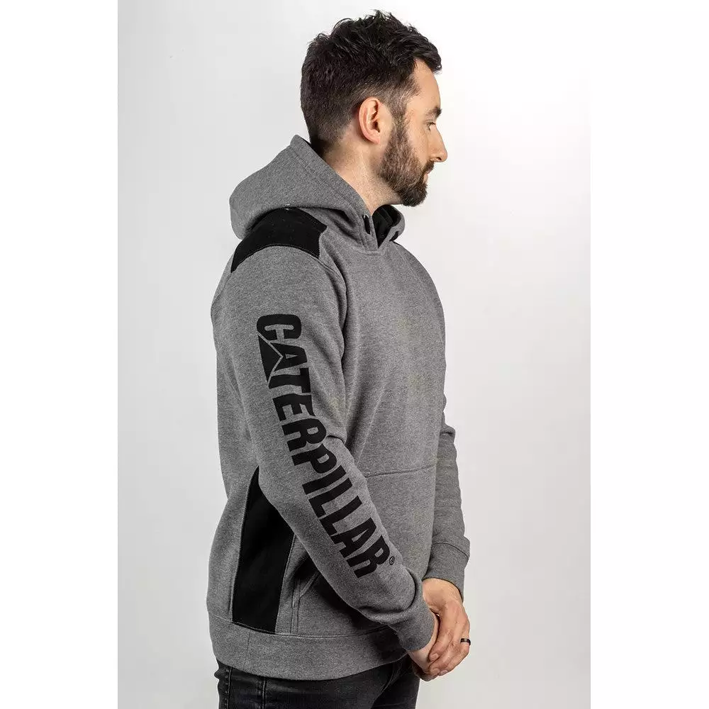 Caterpillar Logo Panel Hooded Sweatshirt