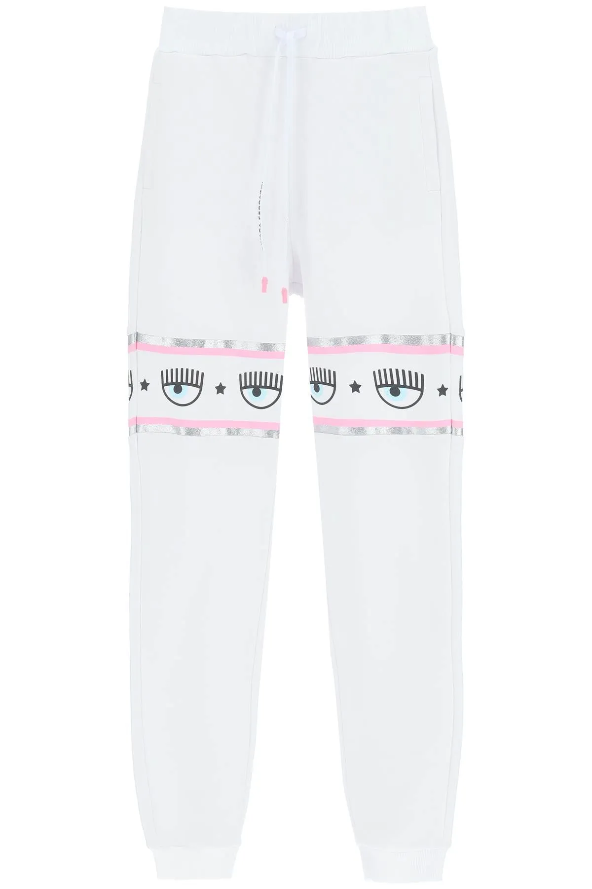 Chiara Ferragni Eyelike Panelled Drawstring Track Pants