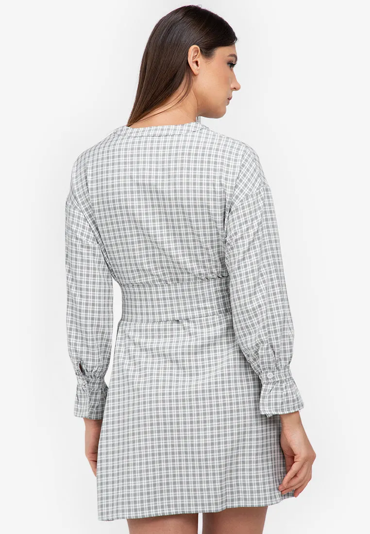 CLARA PLAID DRESS