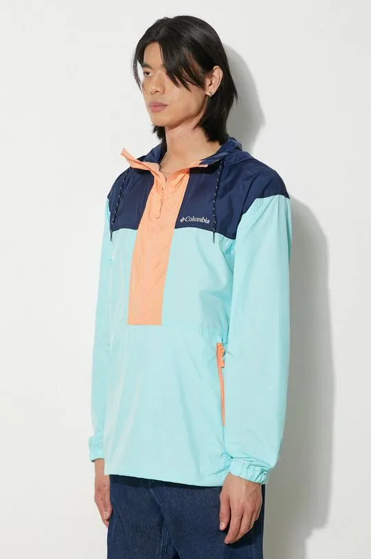 Columbia windbreaker Flash Challenger turquoise color 1988723