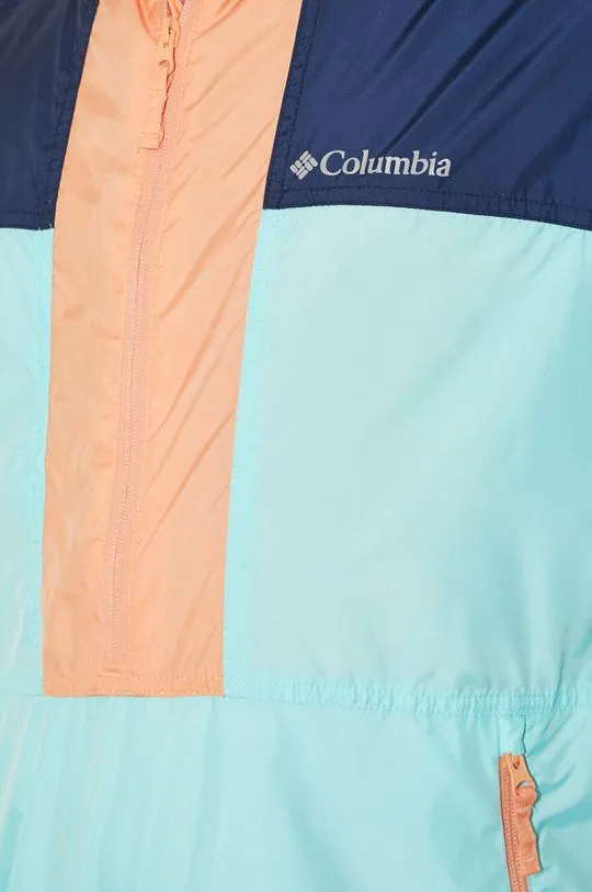 Columbia windbreaker Flash Challenger turquoise color 1988723