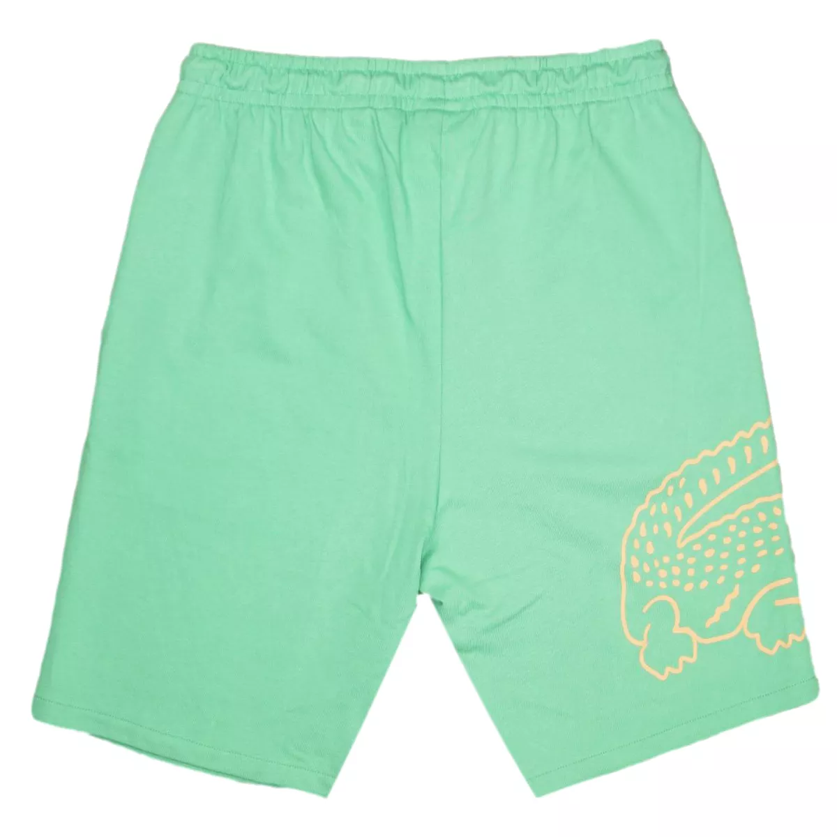 Crocodile Side Print Fleece Shorts (Green)