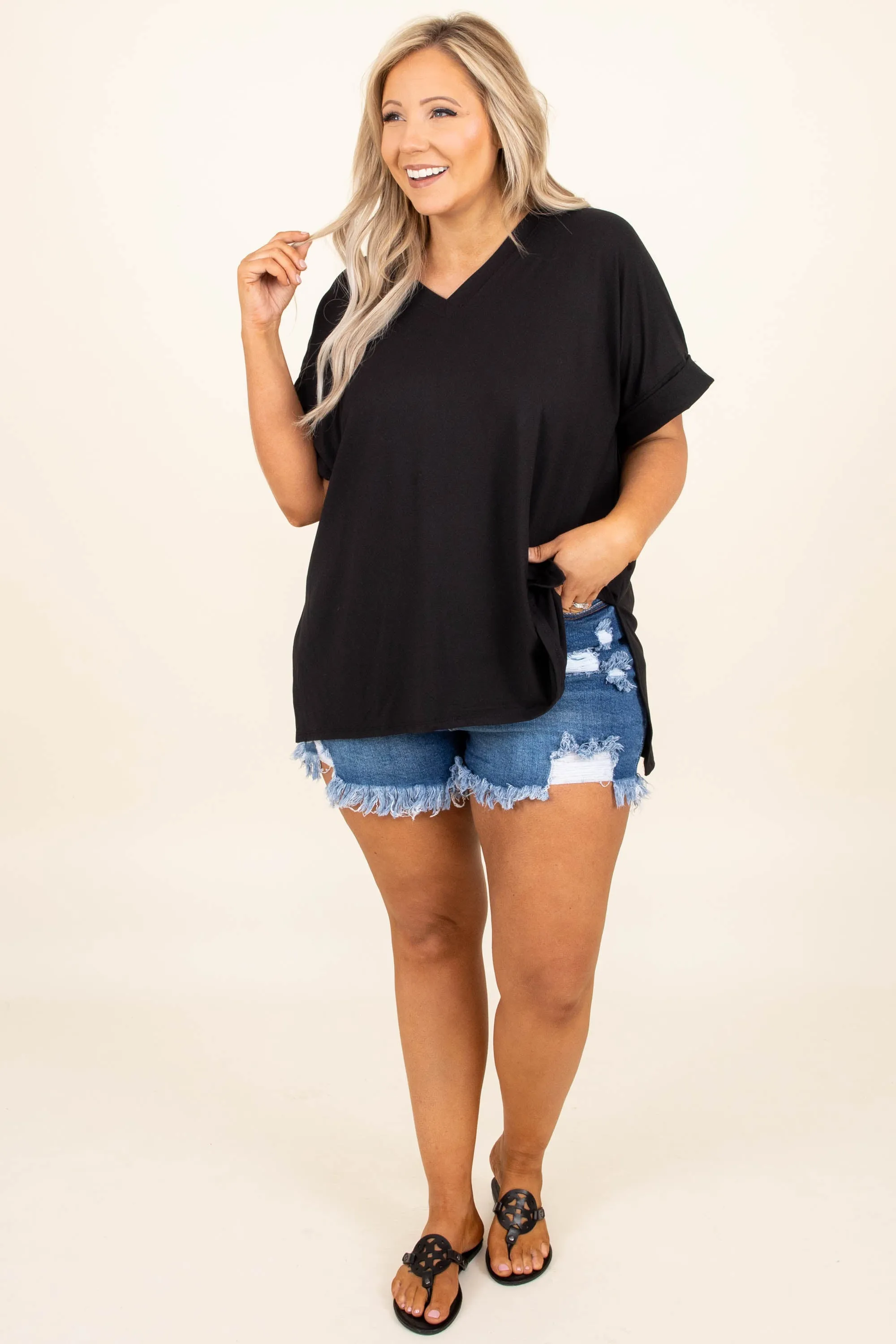 Daily Efforts Top, Black