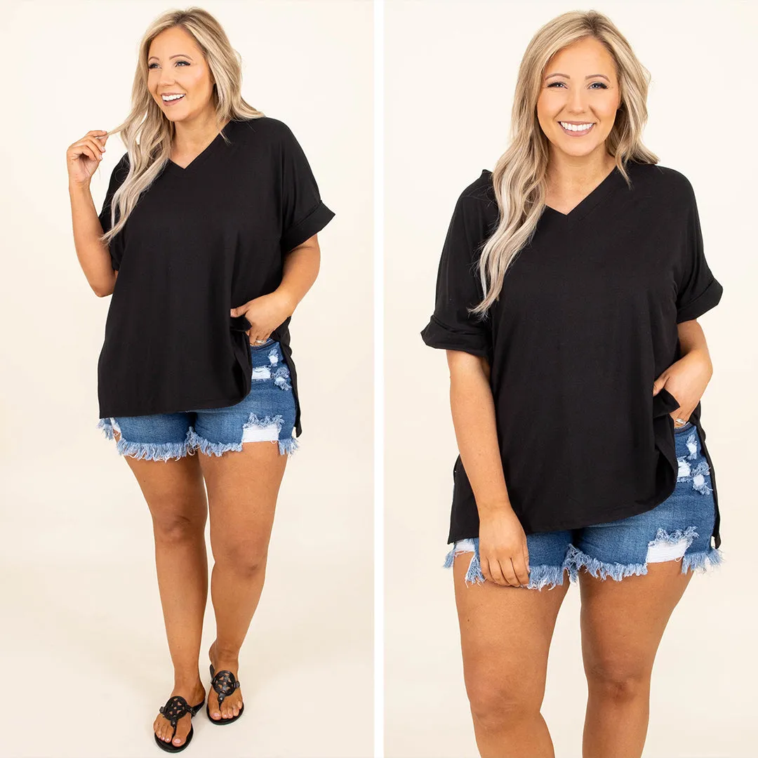 Daily Efforts Top, Black