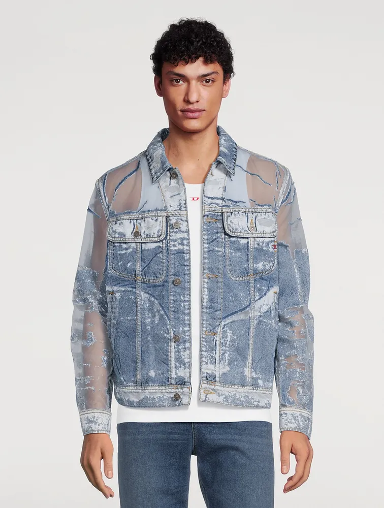 DIESEL Burnout Denim Jacket