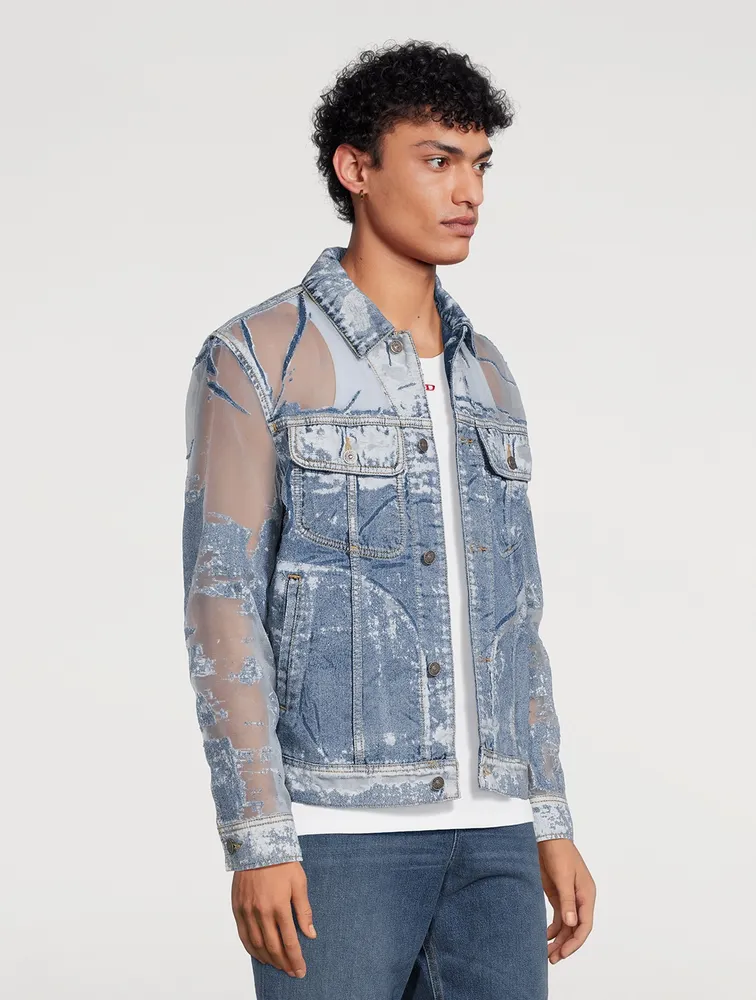 DIESEL Burnout Denim Jacket