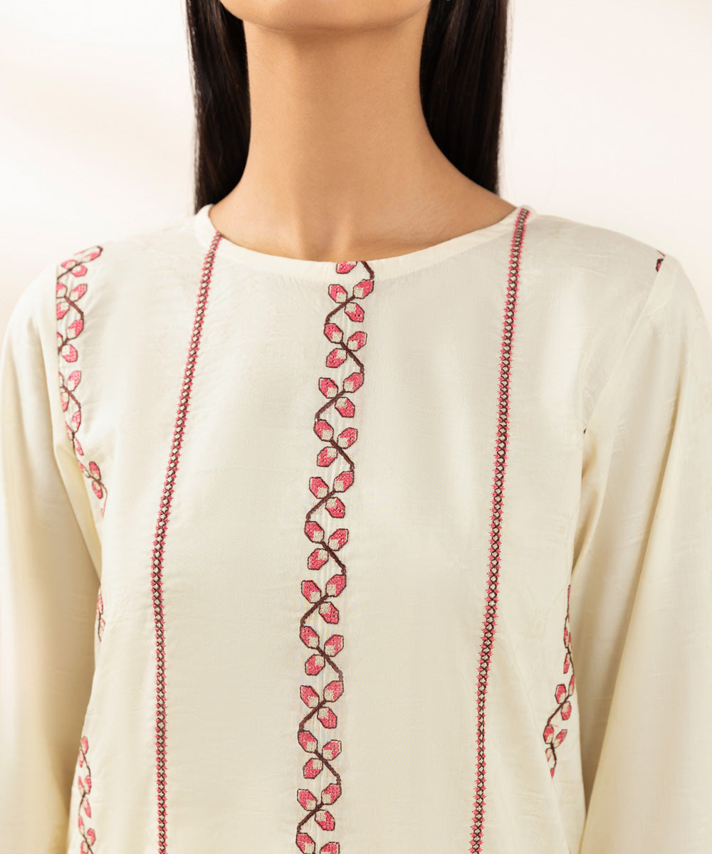 Embroidered Jacquard Shirt