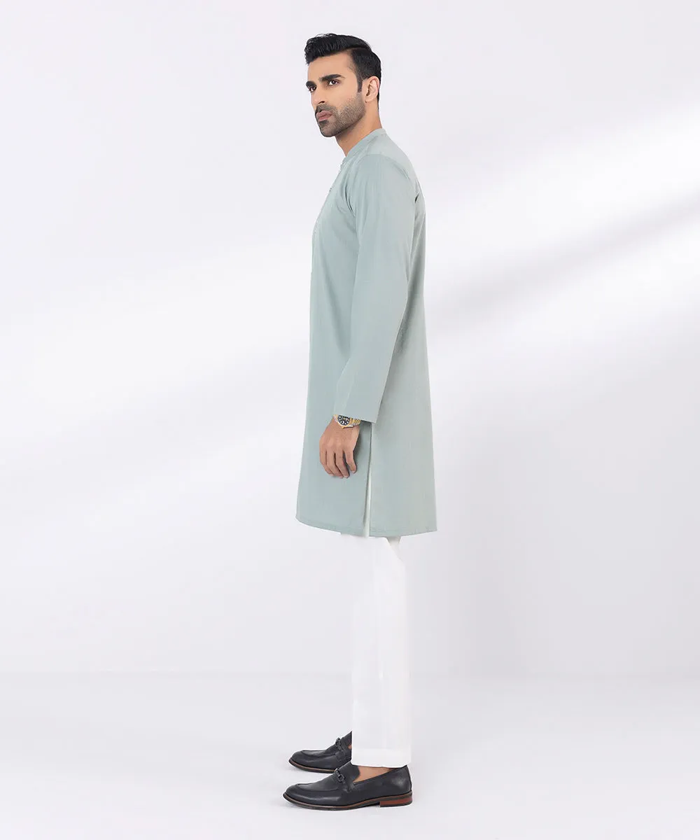 Embroidered Wash & Wear Kurta