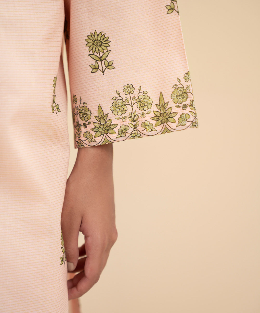 Embroidered Zari Lawn Shirt