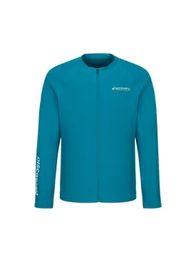 Essential Full-Zip Rashguard Turquoise