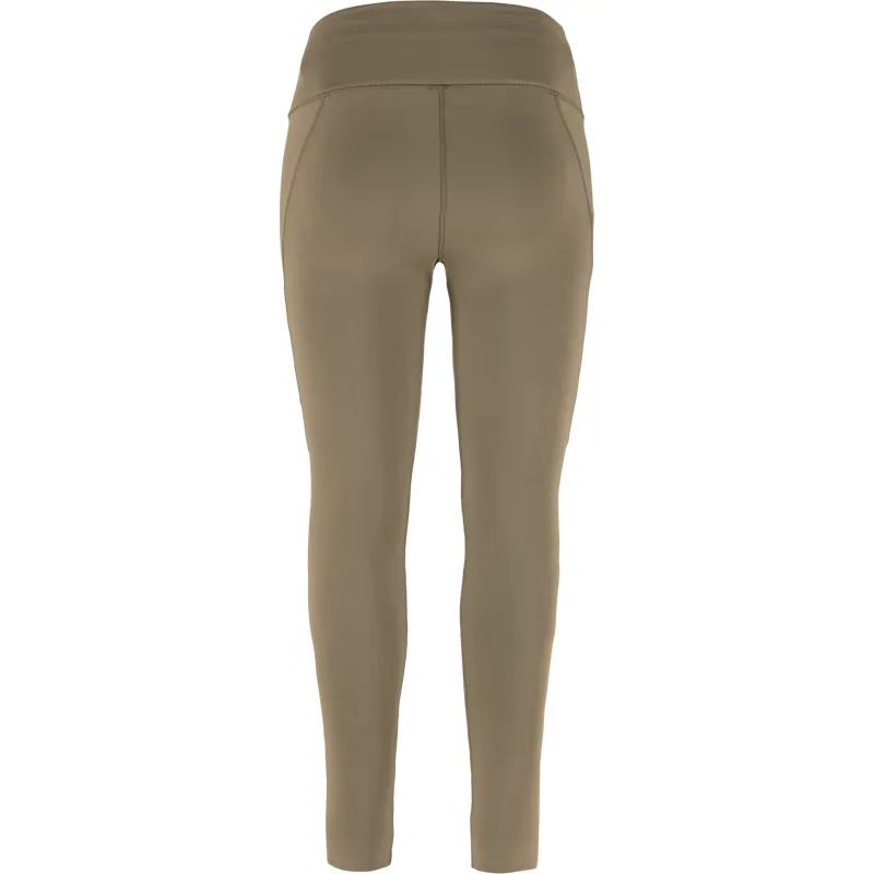 Fjallraven Womens Abisko Tights Suede Brown