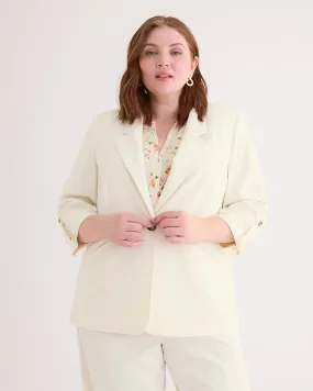 Fluid Single-Breasted Blazer