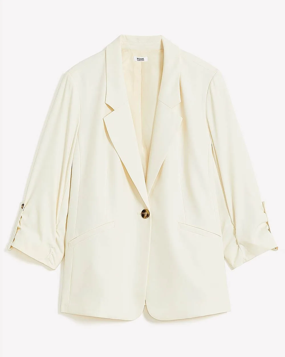 Fluid Single-Breasted Blazer