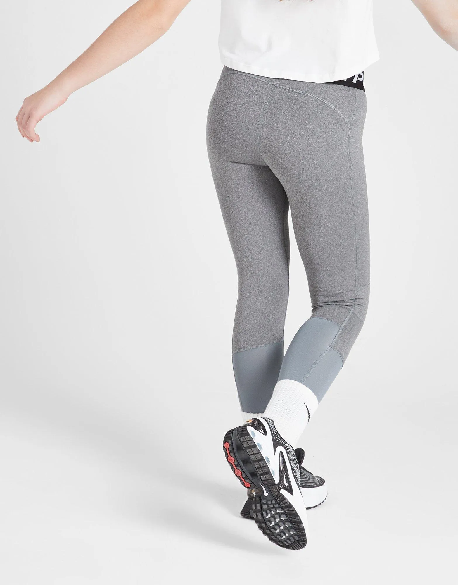 Grey Nike Pro Tights Junior's - JD Sports 