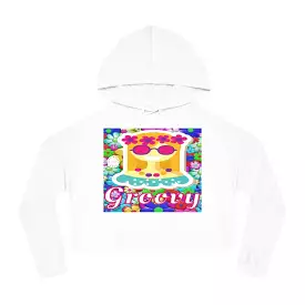 Groovy Hippie Cropped Hoodie