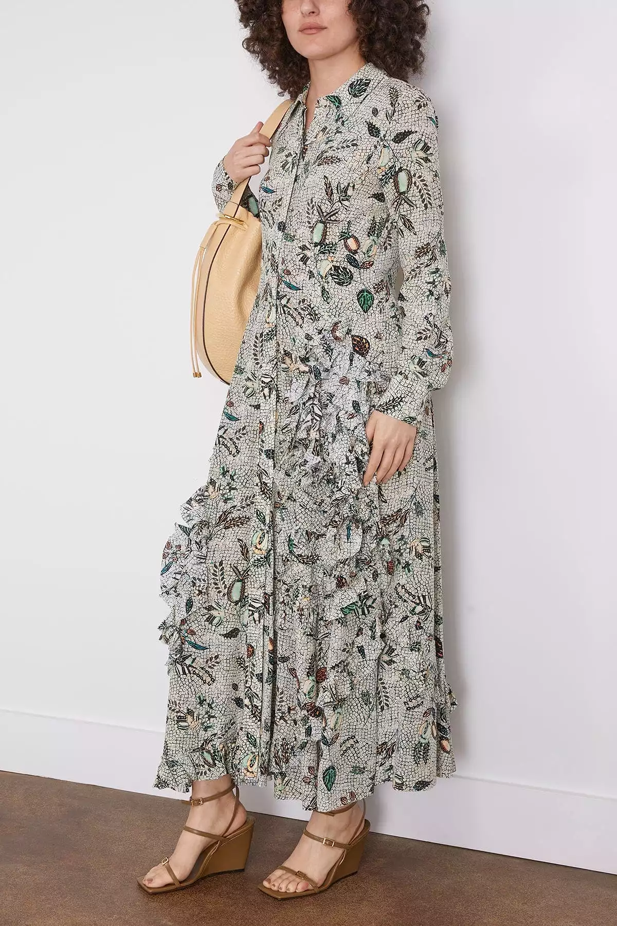 Gwen Dress in Botanical Mist