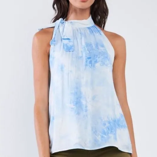 Halter Neck Side Tie Top