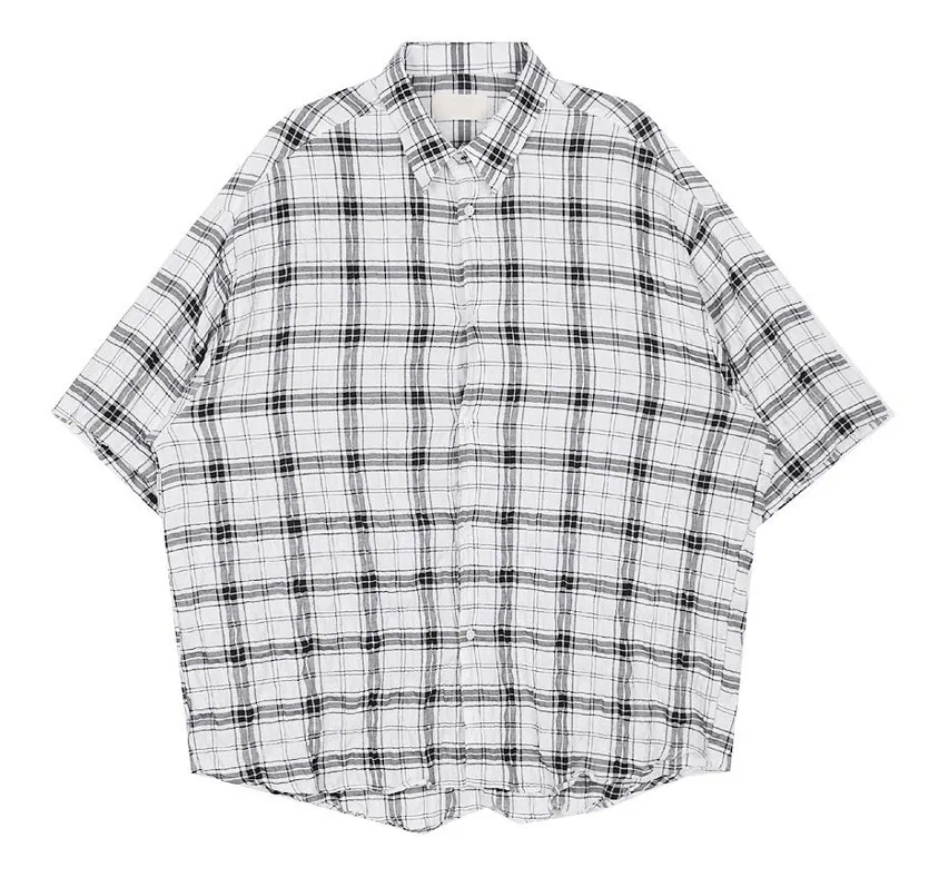 HOLY IN CODE  |Other Plaid Patterns Casual Style Unisex Street Style Cotton