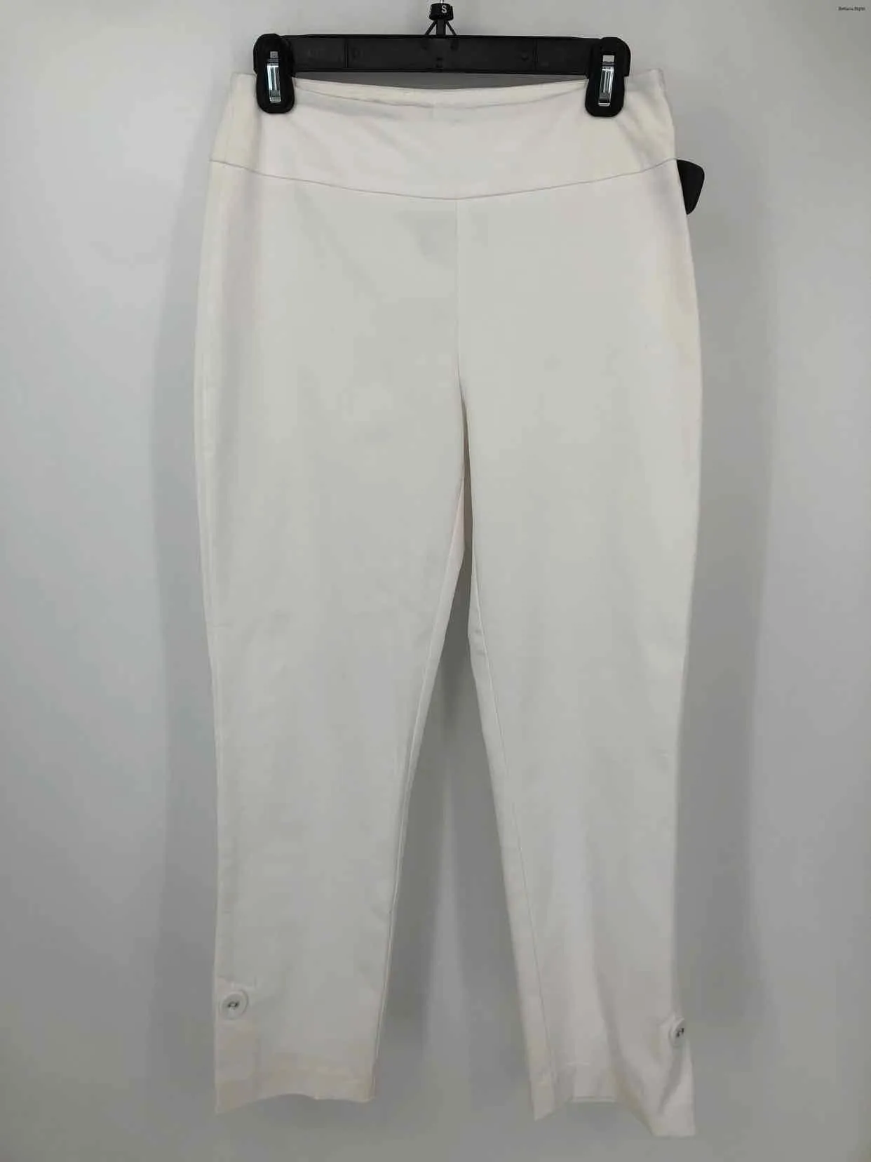 JOSEPH RIBKOFF White Legging Tapered Size 6  (S) Pants