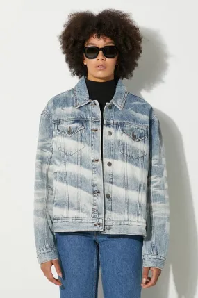 KSUBI denim jacket women's blue color