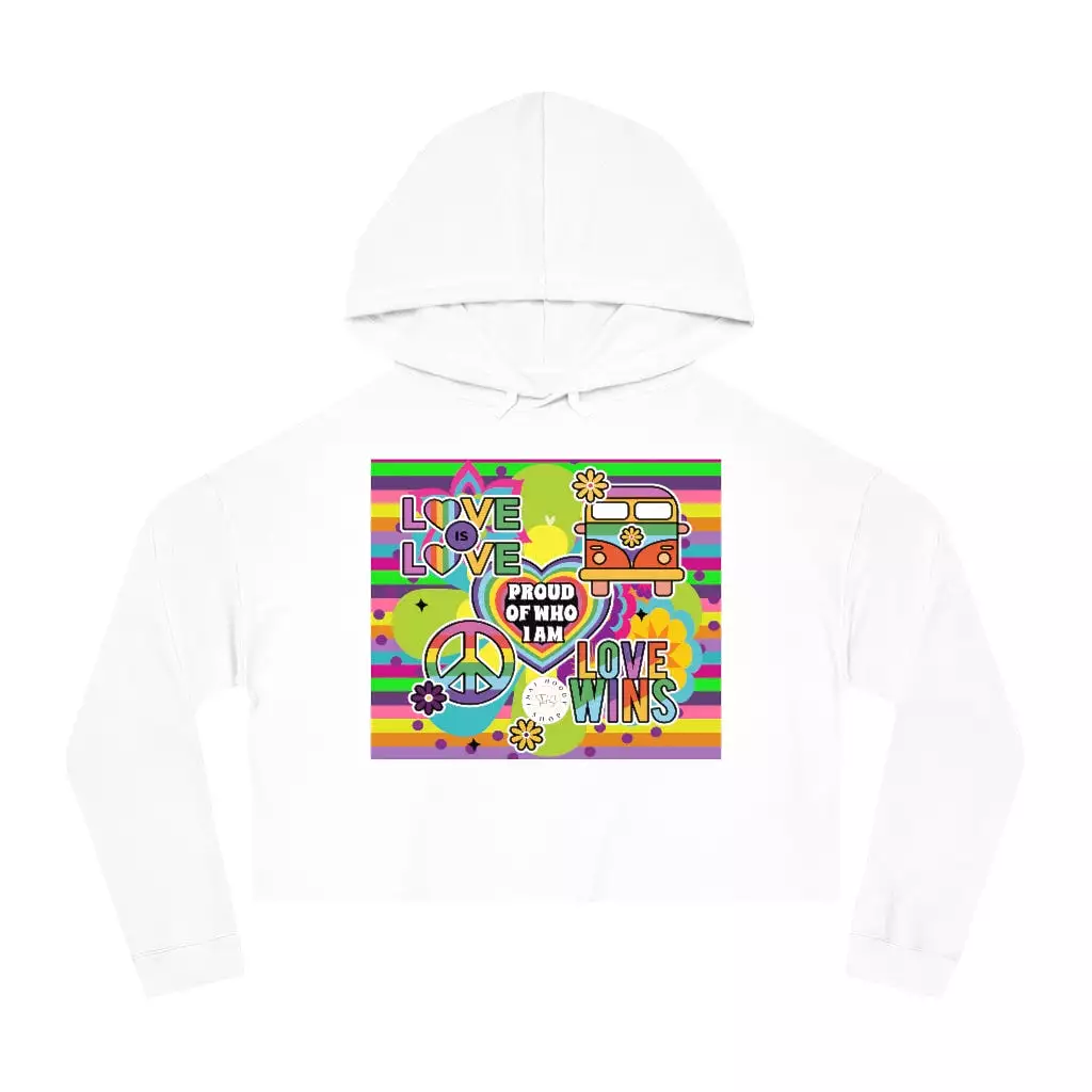 Love is Love Cropped Hoodie