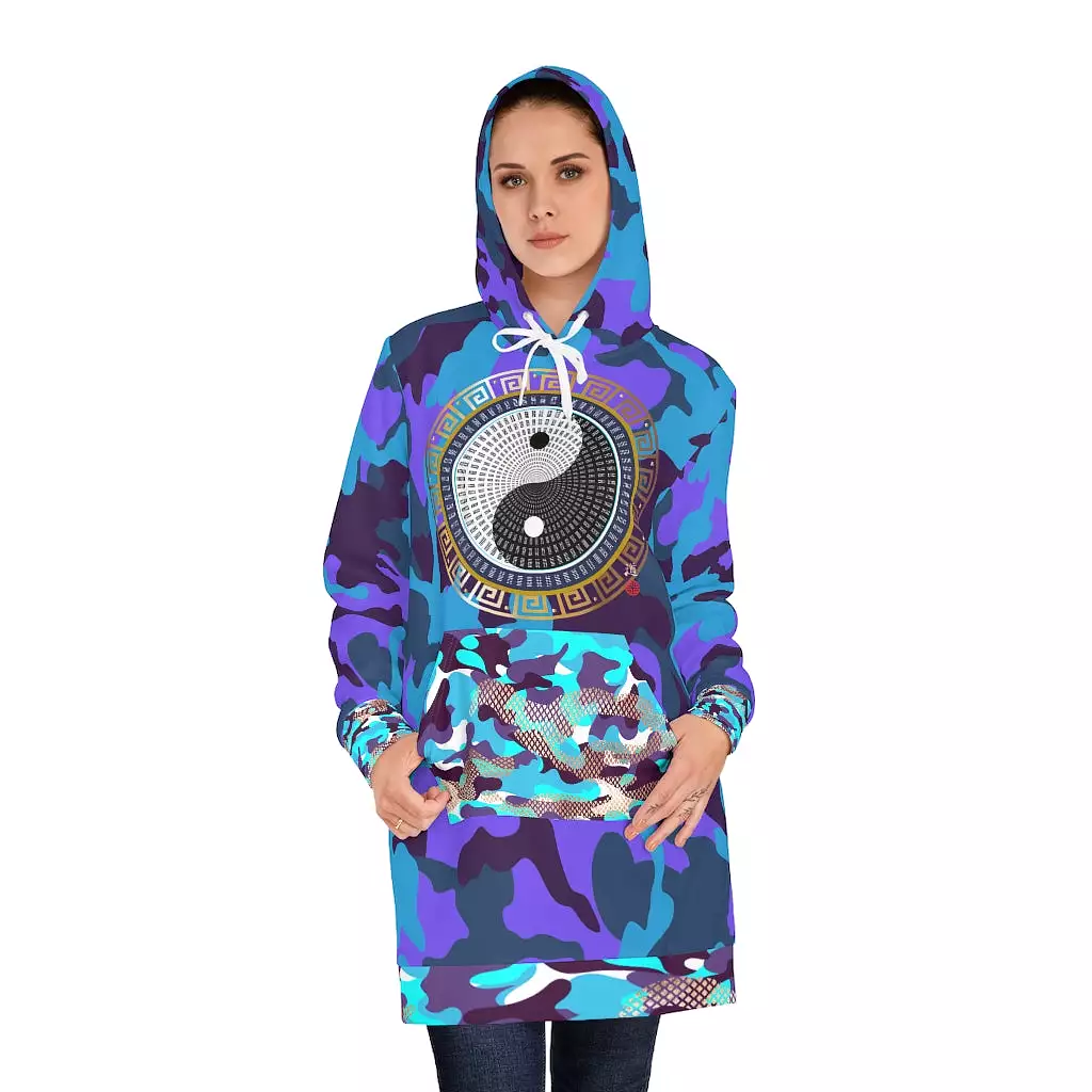 Marina Camouflage (YinYang) Hoodie Dress