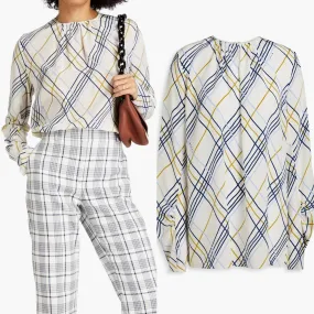 MARNI  |Other Plaid Patterns Casual Style Silk Office Style