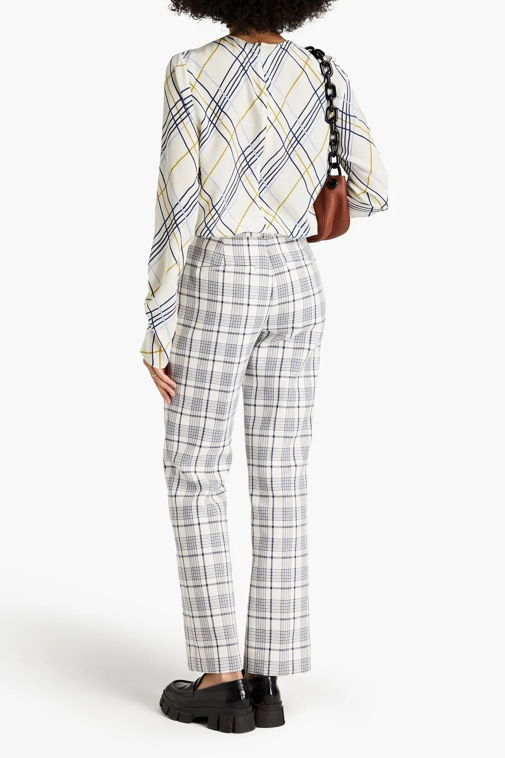 MARNI  |Other Plaid Patterns Casual Style Silk Office Style