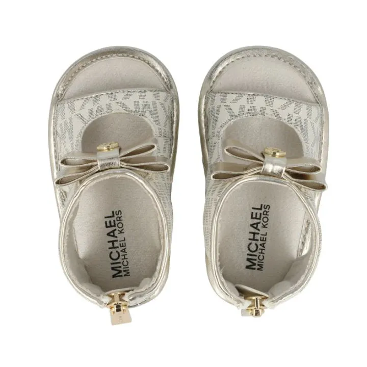 Michael Kors Tilly Dahnia 3 Baby Sandals Gold & Ivory