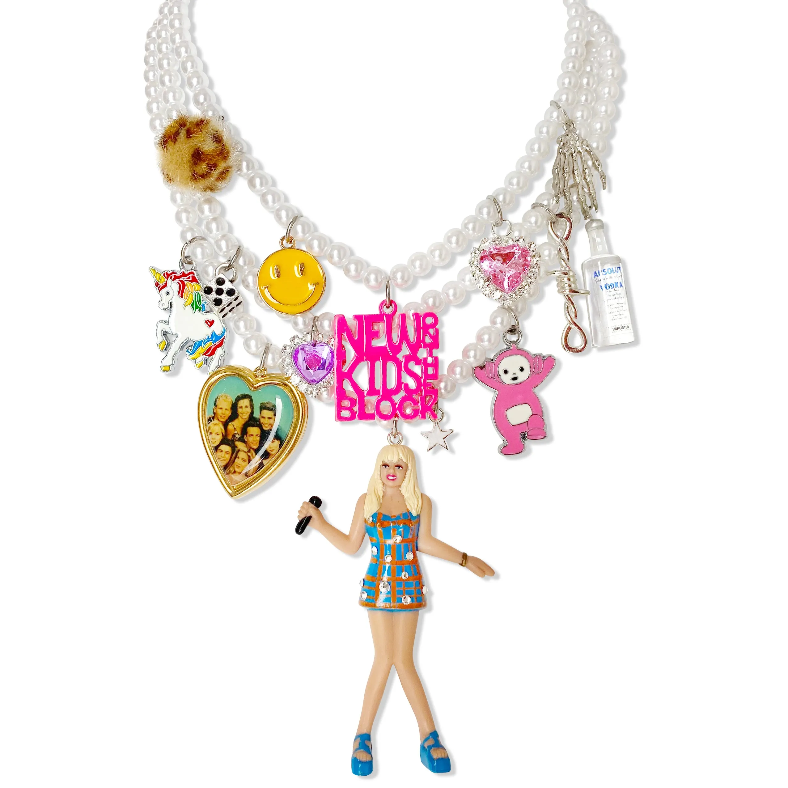 NKOTB/Baby Spice/90210 Vintage Remix Charm Necklace