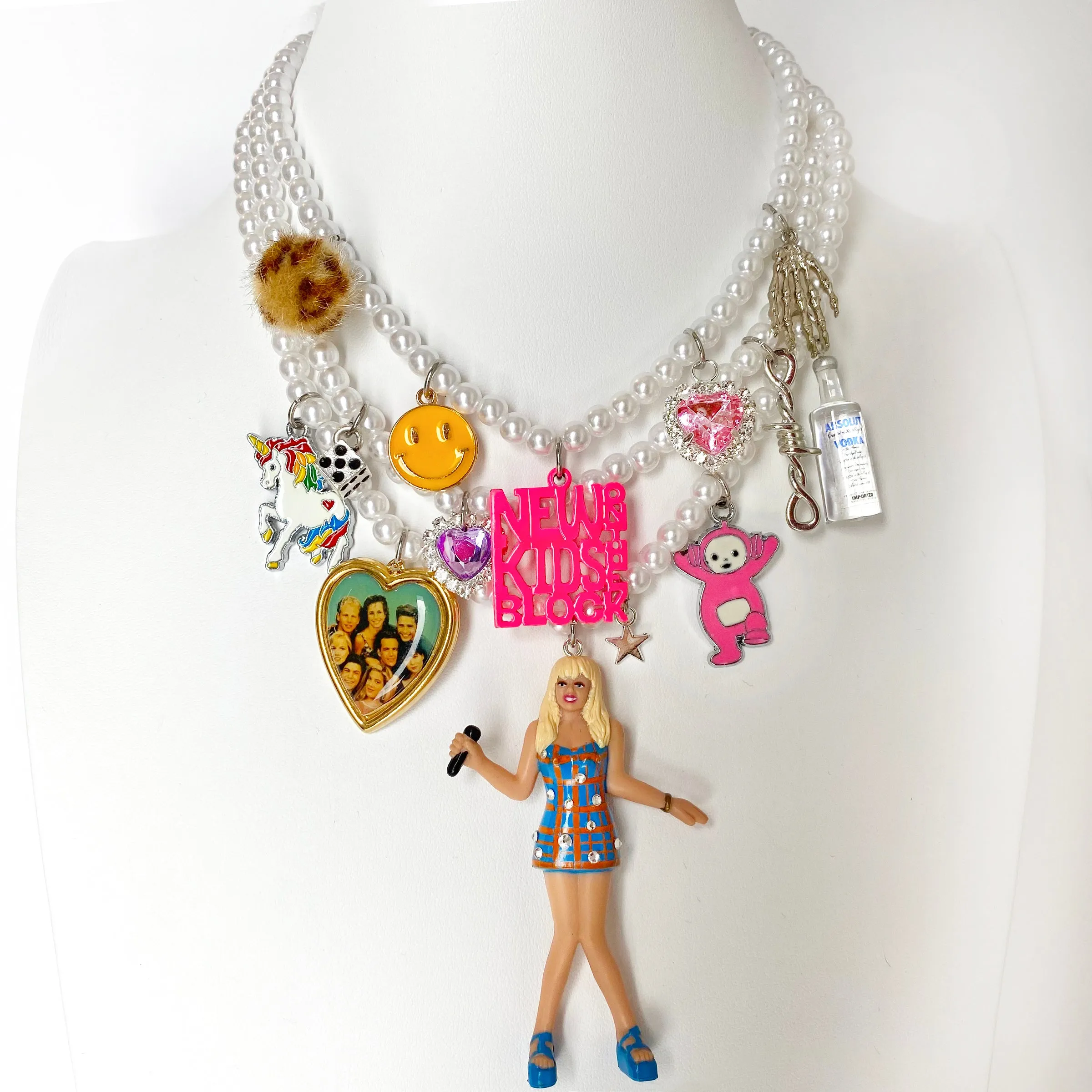 NKOTB/Baby Spice/90210 Vintage Remix Charm Necklace