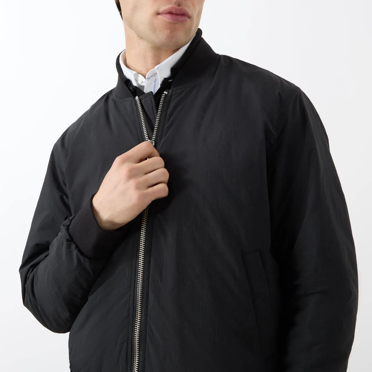 NN07 The Sustainable Edit Dixon 8280 Bomber Jacket - Black