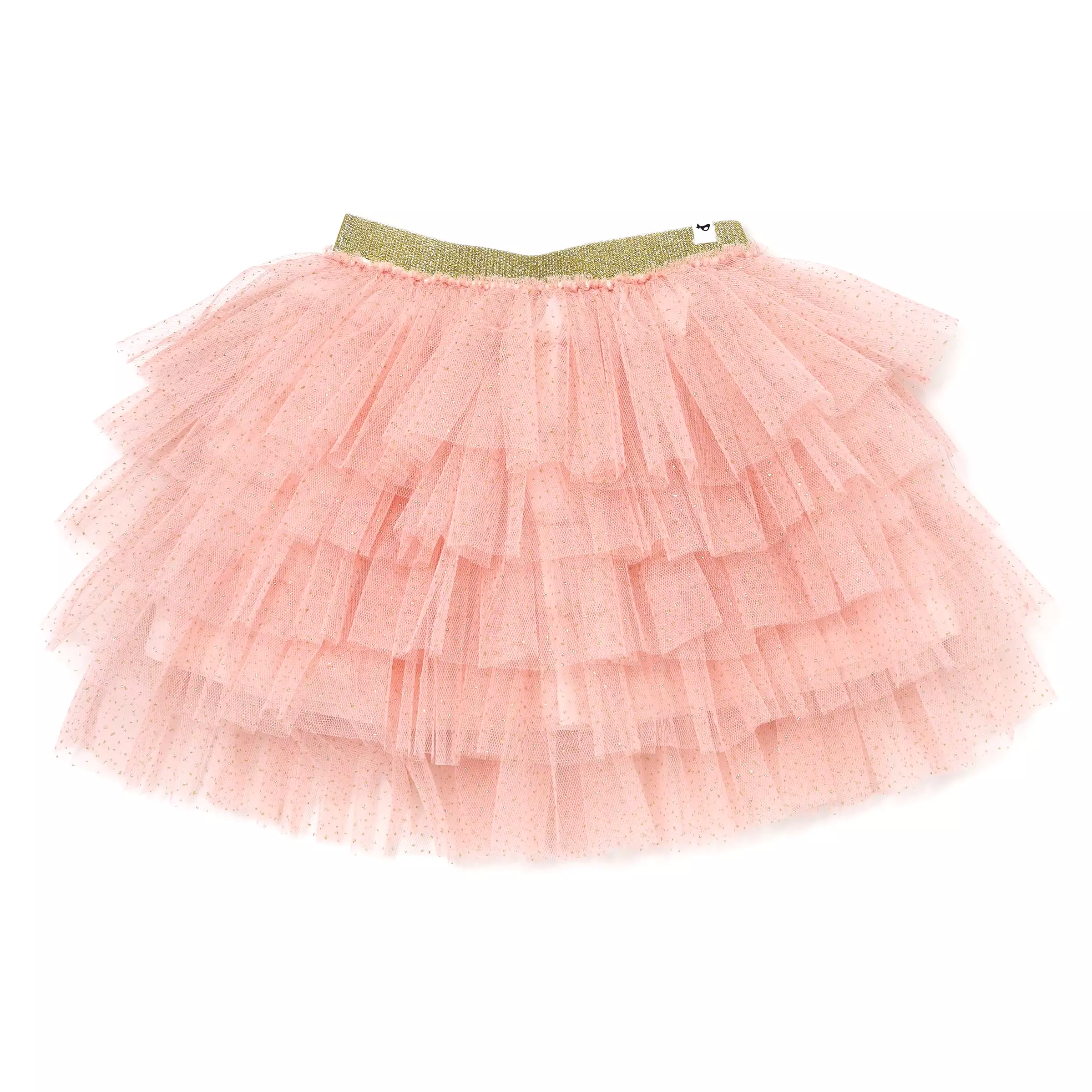 oh baby! Gold Band Layered Frill Tutu Skirt - Pale Pink