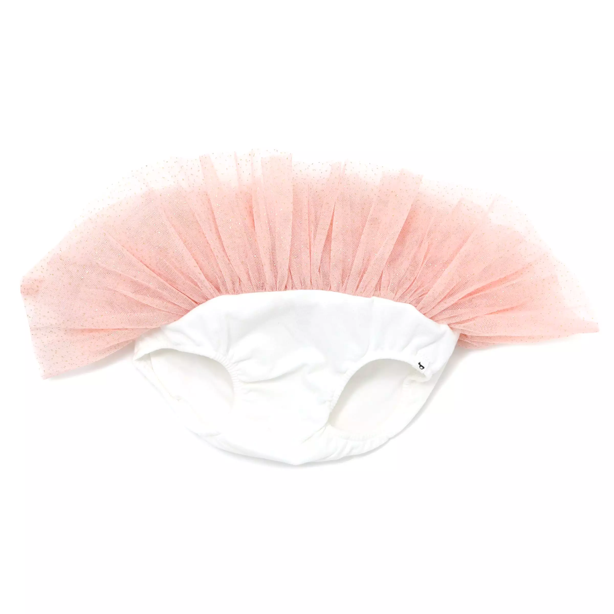 oh baby! Layered Frill Tutu Tushie - Pale Pink/Gold