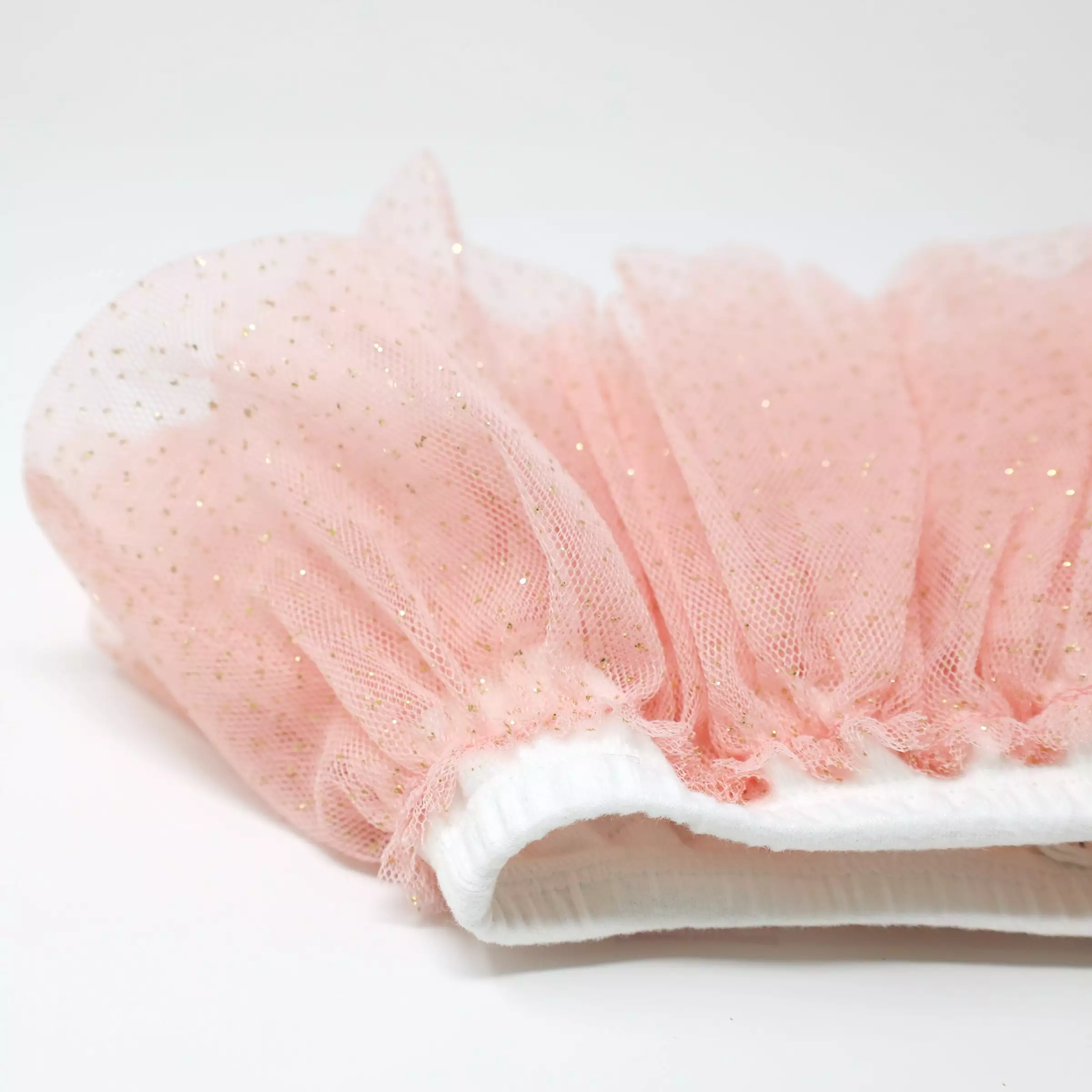 oh baby! Layered Frill Tutu Tushie - Pale Pink/Gold