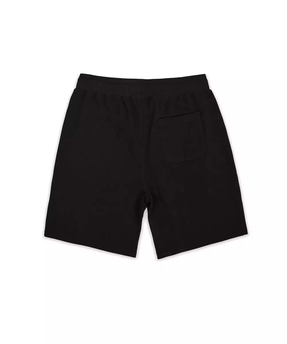 Paisley Block Shorts (Black) /D14