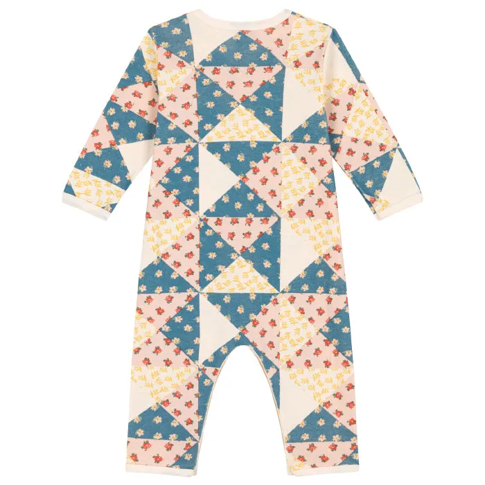 Petit Bateau Baby Lambou Pyjamas Patchwork Print