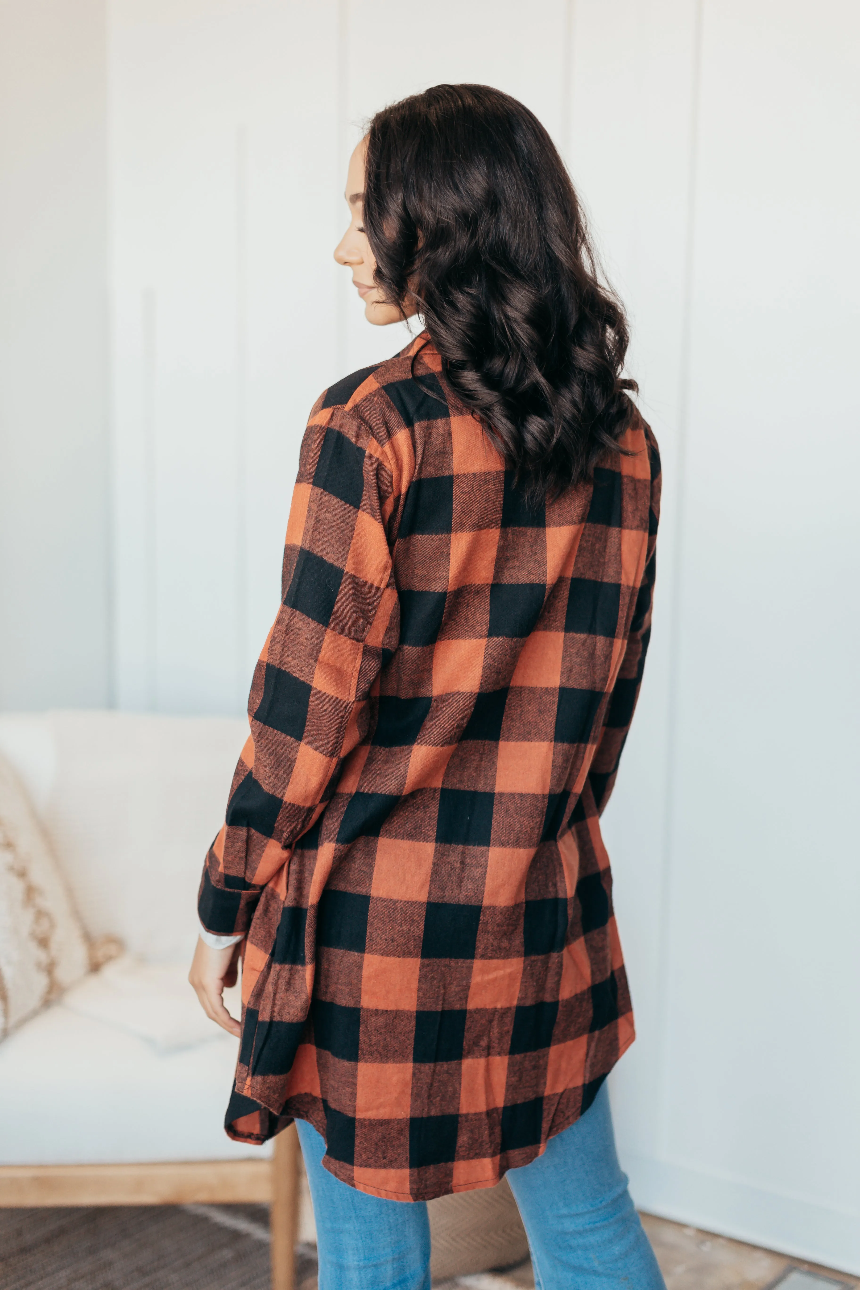 Pumpkin Patch Plaid Shacket